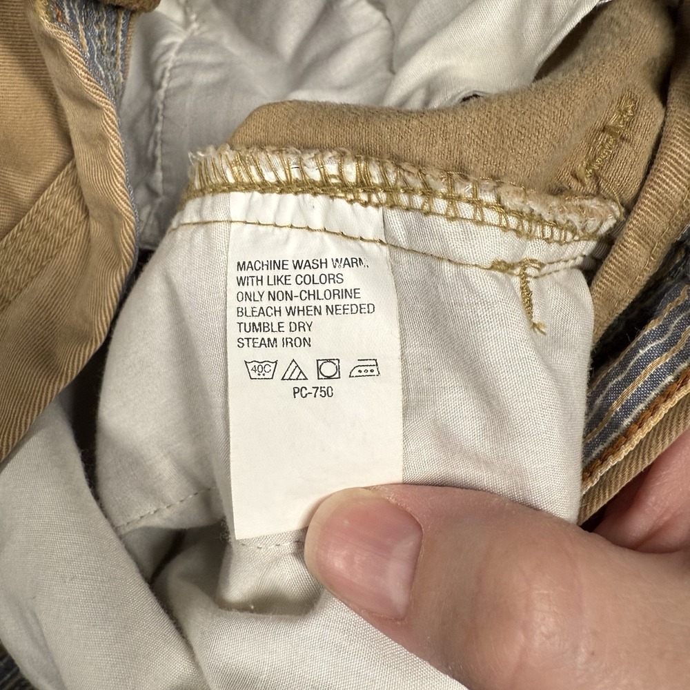 Timberland Pants Men's 32x30 Khaki Chino Flat Front Straight Fit Organic Cotton - Picture 12 of 14